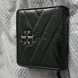 Brand new tory Burch black leather wallet